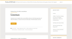 Desktop Screenshot of federalhillirish.com
