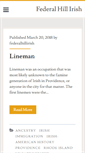 Mobile Screenshot of federalhillirish.com