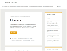 Tablet Screenshot of federalhillirish.com